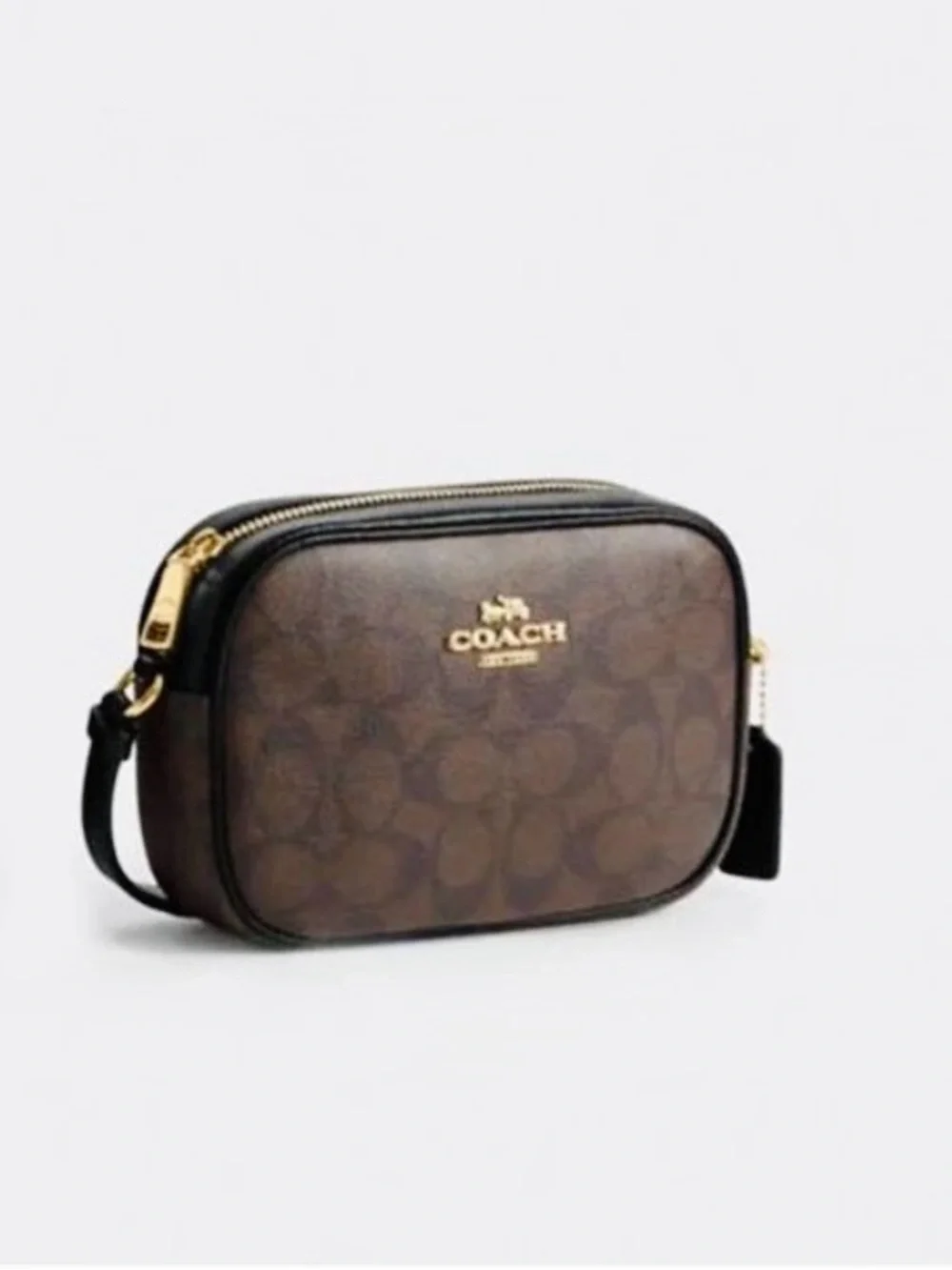 COACH MINI JAMIE CAMERA CROSSBODY BAG BROWN/BLACK